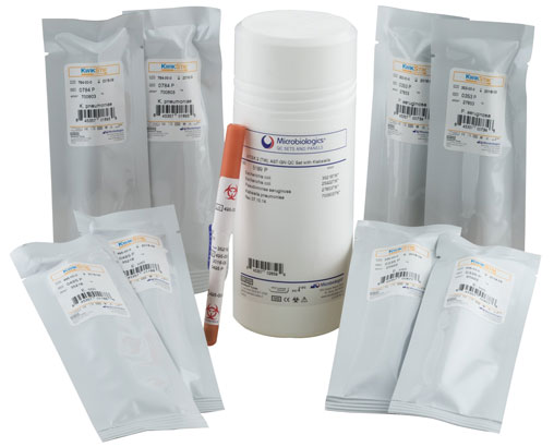 Colilert® QC Set (E. Coli ATCC® 11775 / K. Variicola ATCC® 31488 / P. Aeruginosa ATCC® 1014). Microbiologics (USA).