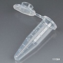 Tubo PP de Microcentrifuga (Eppendorf) 1,5 ml Con Tapa Adjunta, Graduada Globe Scientifc (USA).