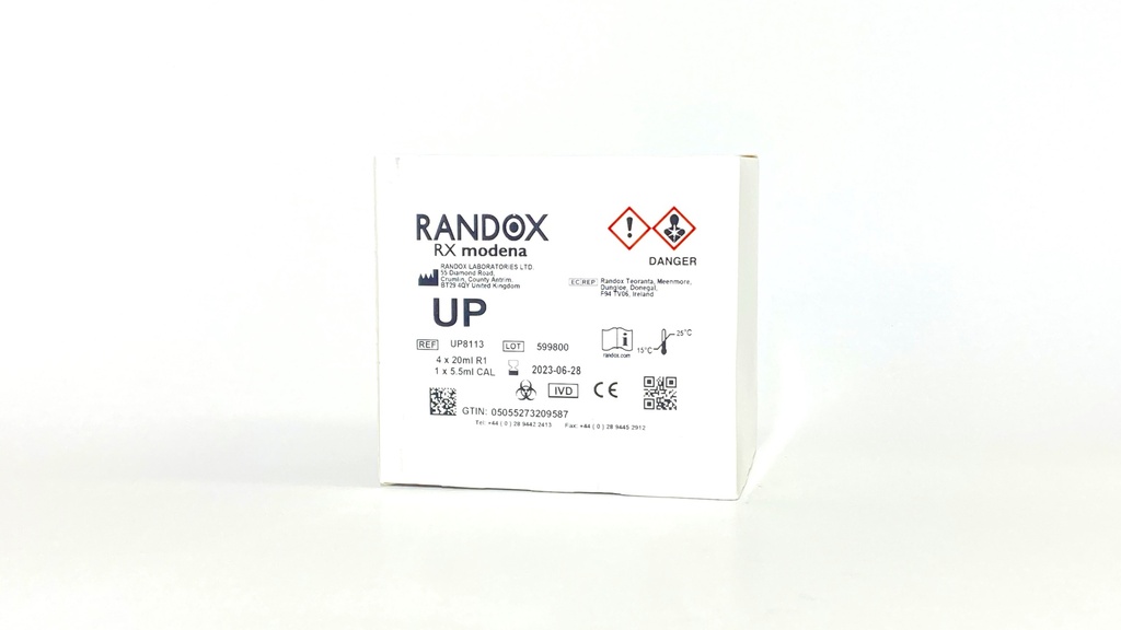 Reactivo para Proteinas en Orina y LCR (Liquido) Randox (UK).