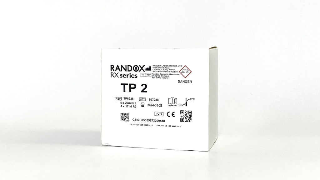 Reactivo Proteina Total 2 Rx Mónaco. Randox (UK).