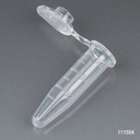 Tubo PP de Microcentrifuga (Eppendorf) 0,5 ml Con Tapa Adjunta, Libre de DNAsa, RNAsa y Pirógenos. Certificada. Graduada. Globe Scientifc (USA).