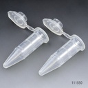 Tubo PP de Microcentrifuga (Eppendorf) 0,6 Ml Con Tapa Adjunta, Graduada Globe Scientifc (USA). Bolsa X 1000 Unidades