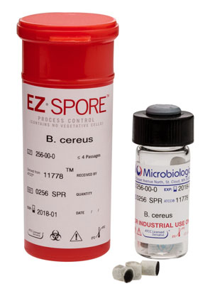 Bacillus spizizenii derivado de  ATCC® 6633™. Ez Spore. Microbiologics. (USA)