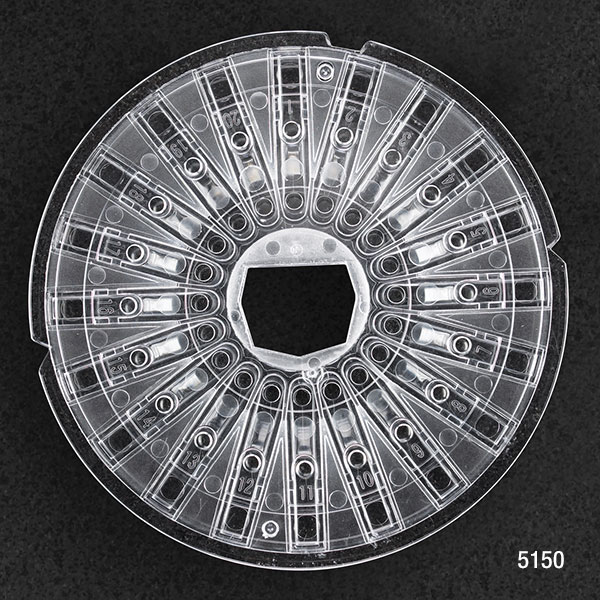 ACL: Rotor, 20-Place, for use with IL ACL 100, 200, 300, 1000, 2000, 3000, 6000 & 7000 model analyzers. Globe Scientific (USA).