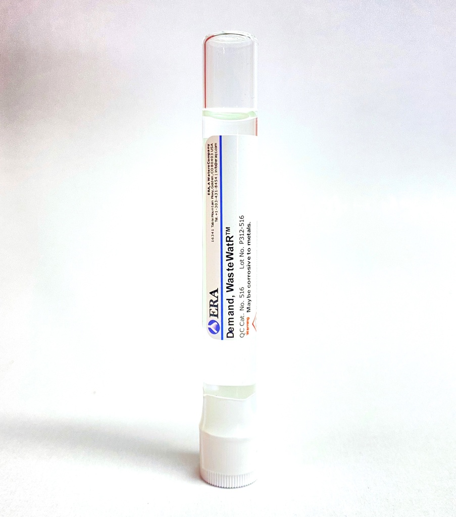 Agua Residual para Demanda. Rango: 6-250 mg/L Según Mensurando. ERA (USA) 
