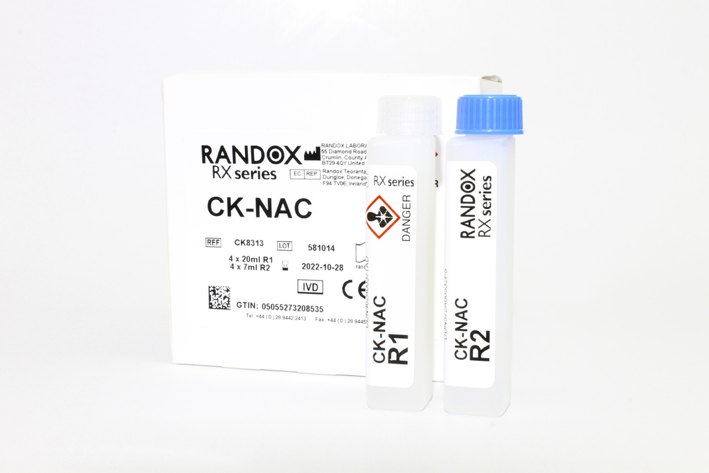 Reactivo CK-NAC Rx Monaco. Randox (UK) 