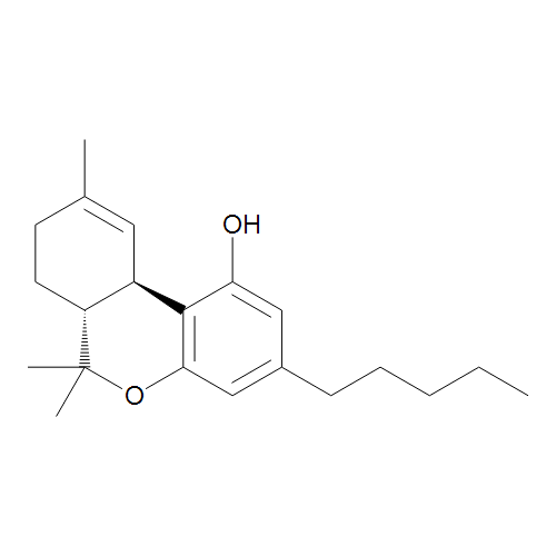 Material de Referencia Certificado (-)-Delta9-THC (Dronabinol) 0.1 mg/ml In Methanol 1.0 ml. LGC Standards (UK).