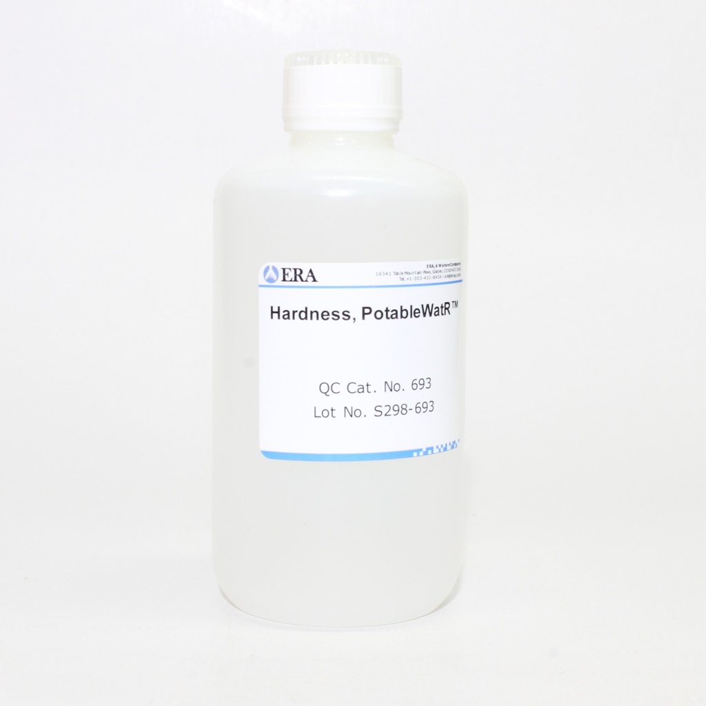Ensayo de Aptitud (PT) Quik Response para Dureza en Agua de Suministro. ERA (USA).