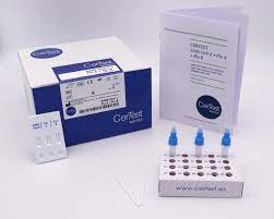 Certest SARS-CoV-2 + FLU A + FLU B Card Ag Test. Kit. Certest (España).