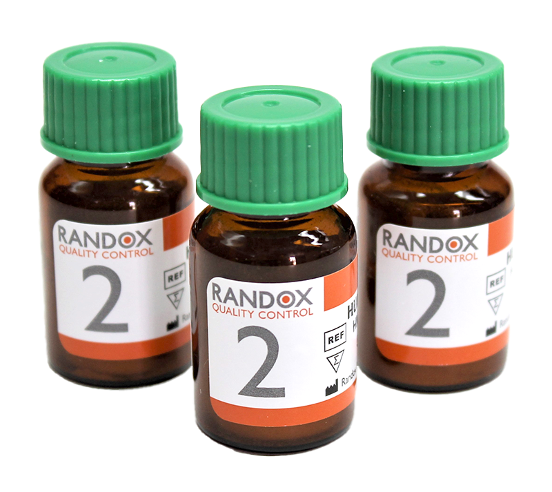 Control Fructosamina Nivel 1. Randox. (UK)