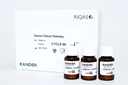 Control de Calidad Externo (Ensayo de Aptitud) RIQAS Química Clínica. 56 Mensurandos. Rep. 15. Randox (UK).