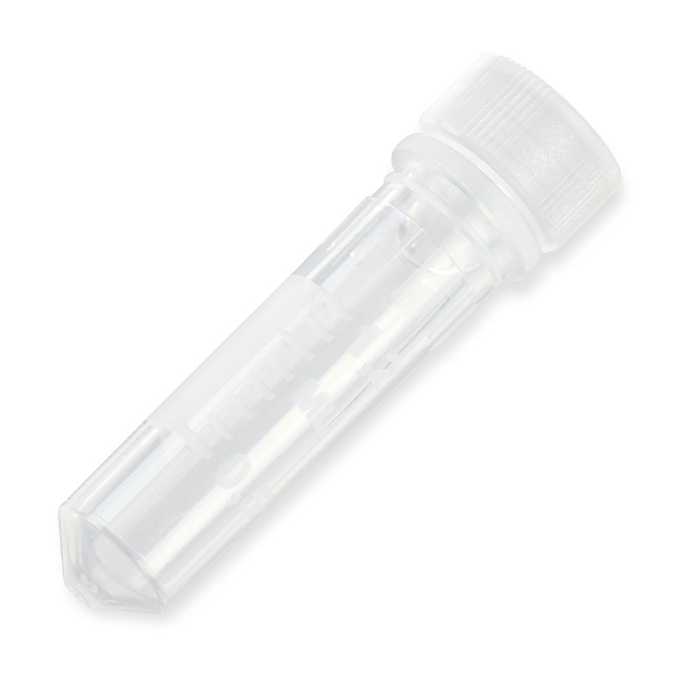 Microtubo PP, Esteril 2.0 Ml, Tapa Rosca de Color Con O Ring Globe Scientific (USA) Caja 2 Bolsas X 500 Unidades