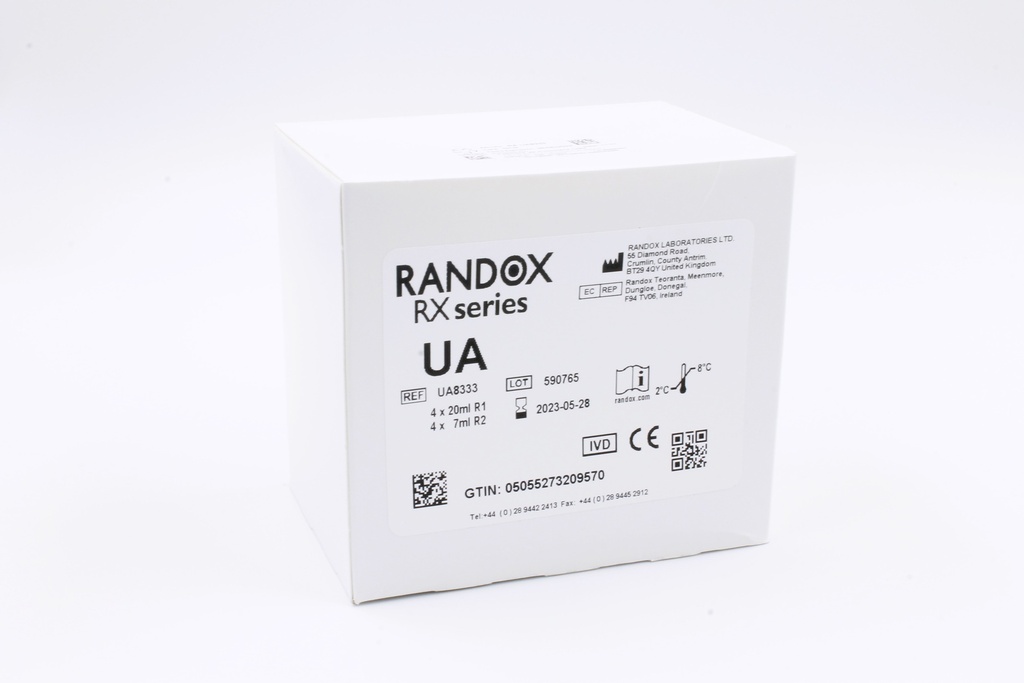 Reactivo Acido Urico. Randox (UK).