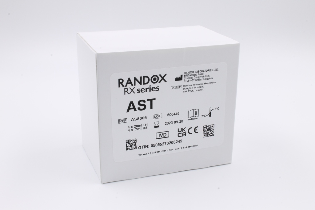 Reactivo para AST Rx Monaco. IFCC. Randox (UK).