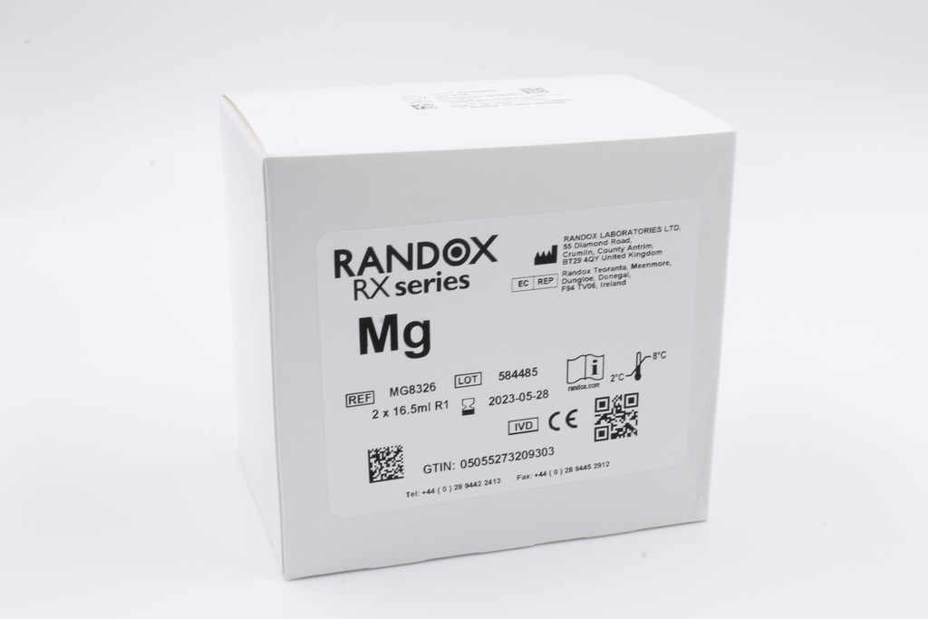 Reactivo Magnesio Rx. Randox (UK).