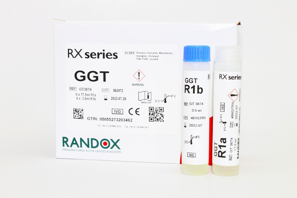 Reactivo para Gamma Gt Rx (Liquida Monoreactiva). Randox (UK)