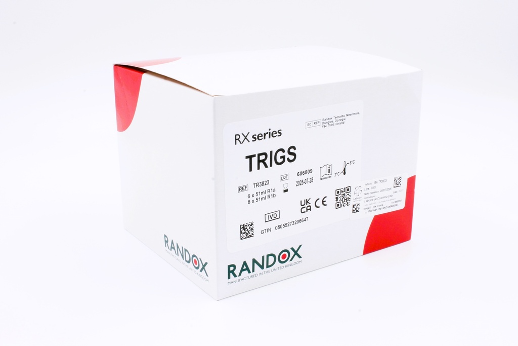 Reactivo para Triglicéridos Rx (Líquido) Randox (UK).