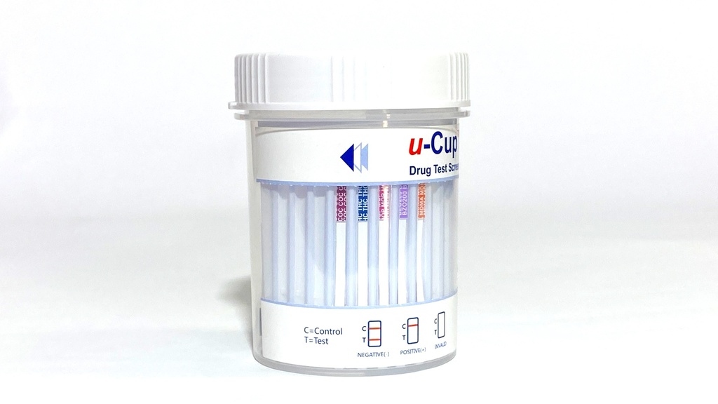 U–CUP Panel 10 Drogas de Abuso. AMP, BAR, BZO, COC, KET, MDMA, MET, OPI, TCA, THC. UCP (USA)