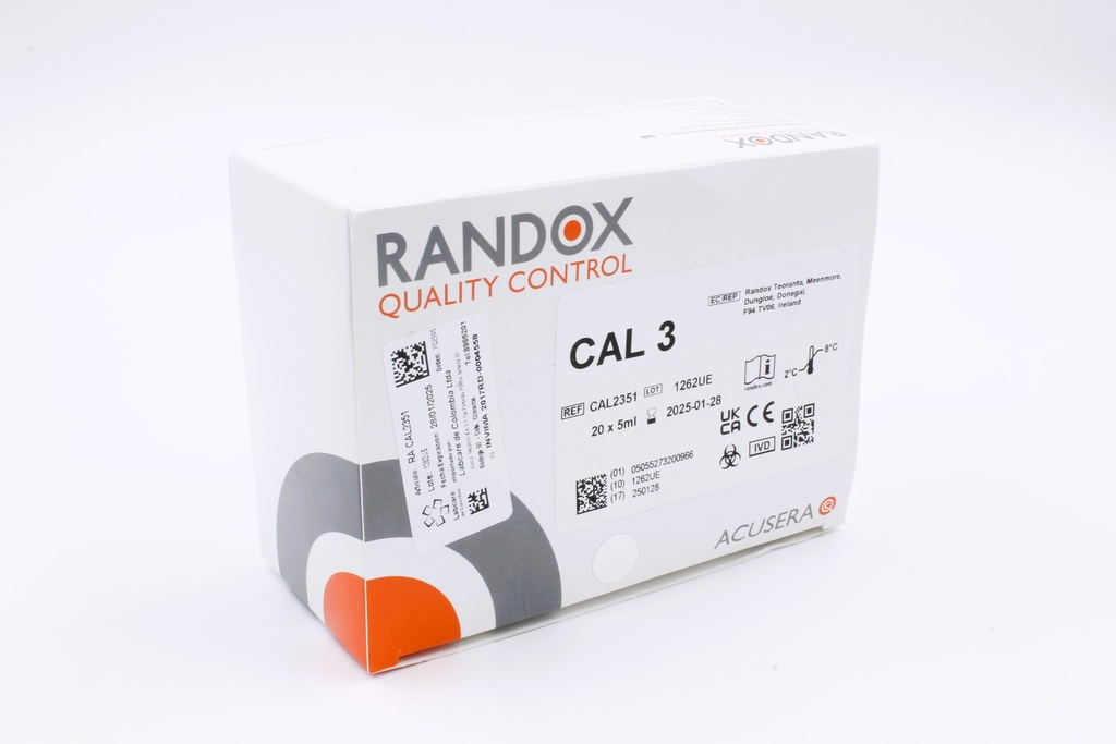 Multicalibrador Química Clínica Nivel 3. Randox (UK).