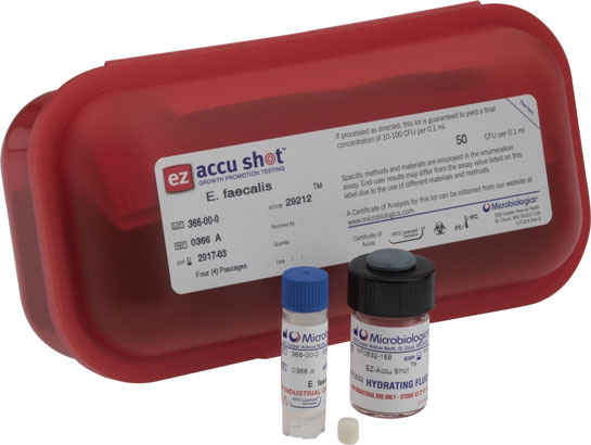 Clostridium sporogenes ATCC® 11437™* Accushot. Microbiologics (USA).