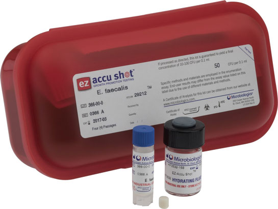 Escherichia coli ATCC 8739 Accushot. Microbiologics (USA).