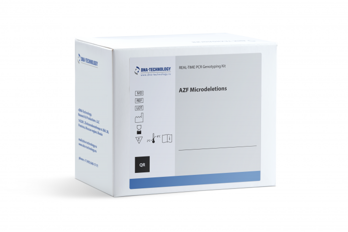AZF Microdeletions. Strips 0.2х8. Real-Time PCR Kit. DNA Technology.