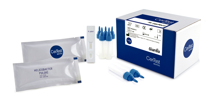 Prueba Un Paso para Detección de Giardia en Muestras Fecales. Certest (España).