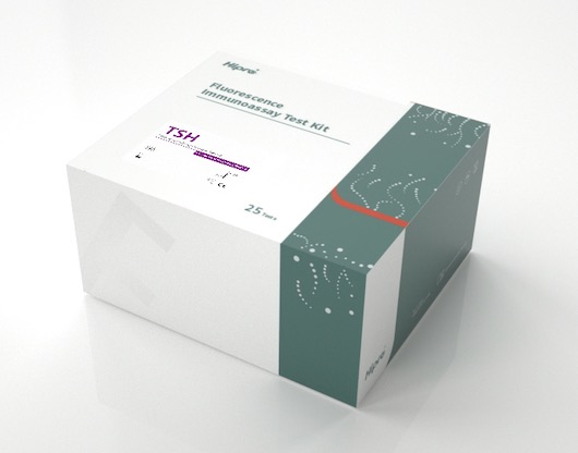 Kit test Hormona Estimulante de la Tiroides, TSH (Método de Detección por Inmunofluorescencia). Hipro Biotechnology