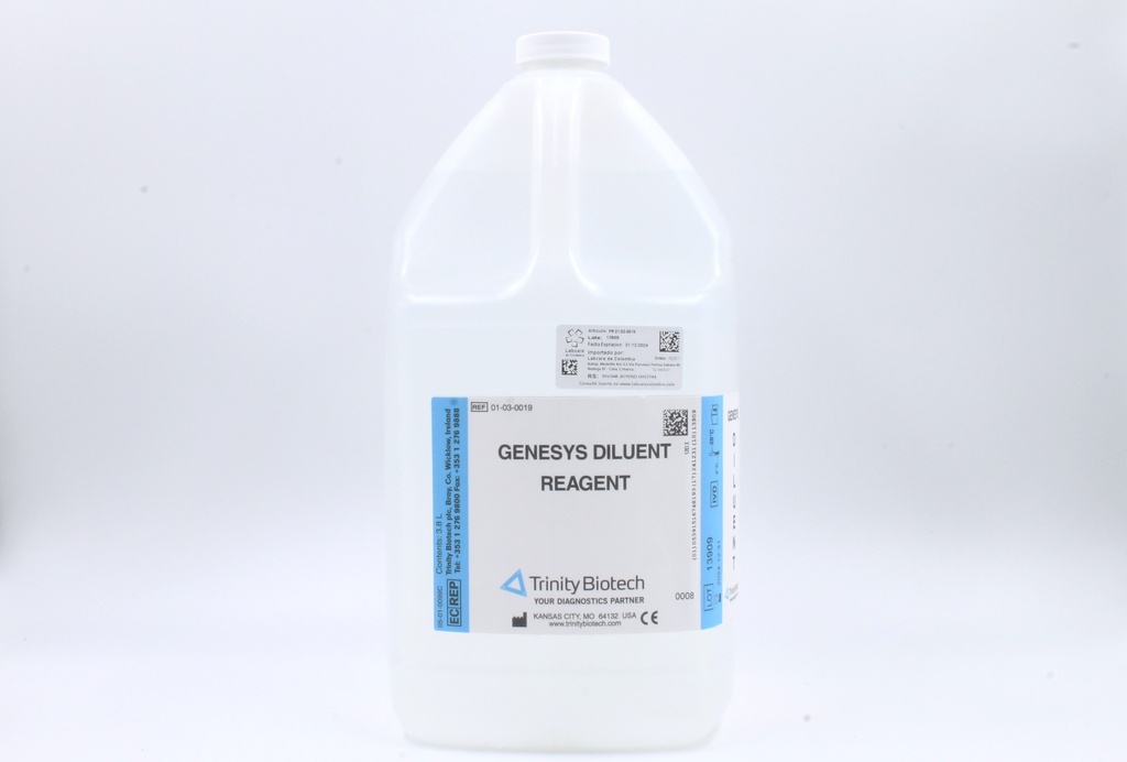 Genesys Diluent Reagent (GHb/Variants 3). Trinity Biotech (USA).