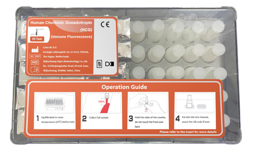 Human Chorionic Gonadotropin Test Kit (Immune Fluorescence Detection Method). Hipro Biotechnology  