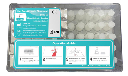 Kit test Lipoproteína de Alta Densidad, Colesterol HDL. Hipro Biotechnology