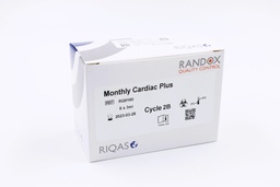 [RA RQ9190] Control de Calidad Externo RIQAS Cardiaco Plus. 11 Mensurandos. Rep. 30. Randox (UK).
