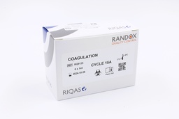 [RA RQ9135B] Control de Calidad Externo RIQAS Coagulacion X 12 Meses. 17 Mensurandos. Rep. 30. Randox (UK).