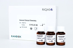 [RA RQ9112B] Control de Calidad Externo (Ensayo de Aptitud) RIQAS Química Clínica. 17 Mensurandos. Rep. 15. Randox (UK).