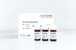 [RA RQ9154] Control de Calidad Externo RIQAS Serología Sífilis. Rep. 30. Randox (UK).