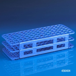 [GB 456404] Gradilla para Tubos de 13 mm - 90-Posiciones - Azul Globe Scientific (USA).