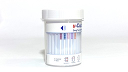 [UC U-CUP-7104-RCL] U–CUP Panel 10 Drogas de Abuso. AMP, BAR, BZO, COC, KET, MDMA, MET, OPI, TCA, THC. UCP (USA)