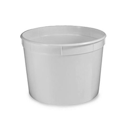 [GB 270016] Recipiente para Muestras Con Tapa, 480 ml, PP, Color Blanco. Globe Scientific (USA).