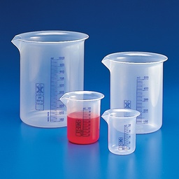 [GB 601823] Beaker, PP, Graduaciones impresas, 100 mL. Globe Scientific (USA).
