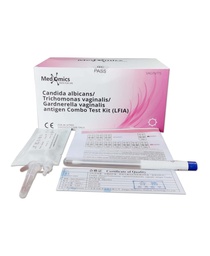 [MD 012113-20-01] Candida albicans, Trichomonas vaginalis, Gardnerella vaginalis Antigen Combo Test Kit (LFIA). Medomics