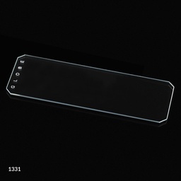 [GB 1331] Lámina Porta-Objeto lisas, con bordes biselados y esquinas recortadas. Globe Scientific (USA). 